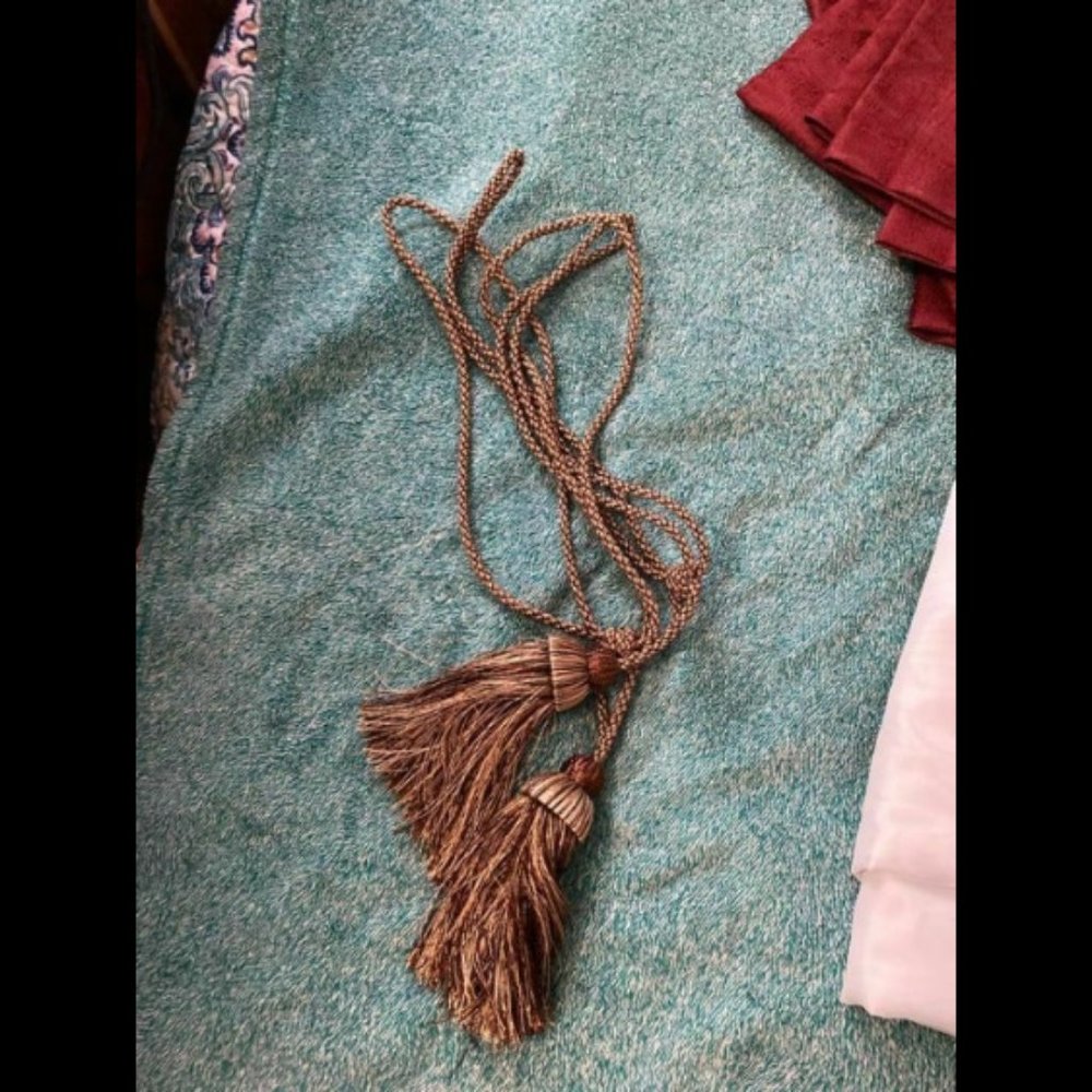 MainStays Brown Curtain Tassel Tiebacks